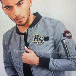 Q/S designed by ROBIN SCHULZ bomber jacket size large NWT